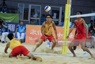 The Chinese for the first time failing to win a medal - Gao & Li of China